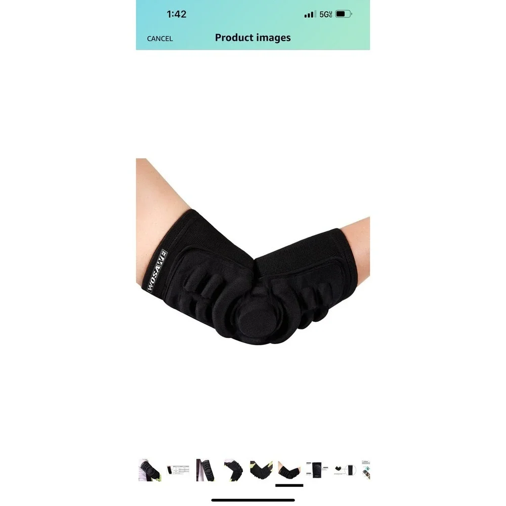 New WOSAWE Best Elastic Combat Hockey Elbow Pads (1 Piece)